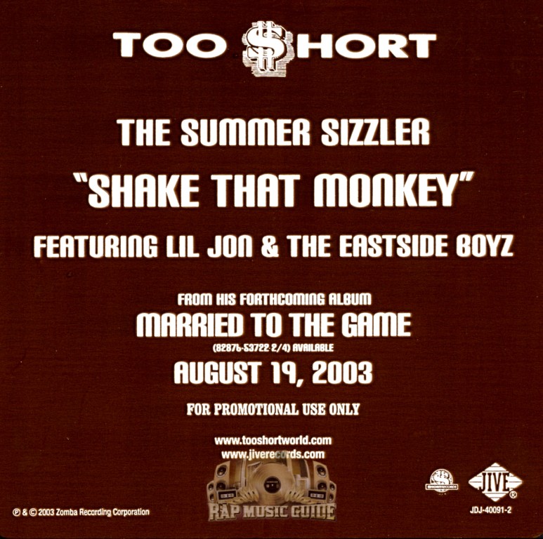 03 Shake That Monkey Too Short Feat. Lil' Jon & The EastSide Boyz🍡